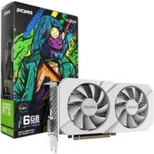 PCYES GPU NVIDIA GEFORCE RTX 3050 6GB GDDR6 96BIT BRANCO PROJETO EDGE – PVRTX30506WTPE