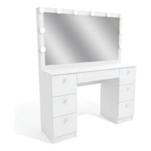 Penteadeira Ditália Pe80 com Kit Luz Branco