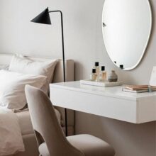 Penteadeira Suspensa Com Gaveta Multifuncional Corrediça