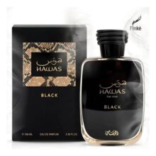 Perfume Árabe Hawas Black Rasasi Masculino 100ml Edp