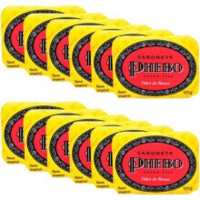 Phebo Sabonete, Odor De Rosas, 90g, 12 Unidades