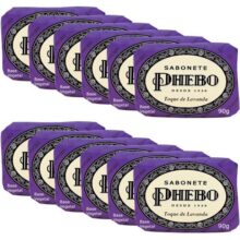 Phebo Sabonete, Toque De Lavanda, 90g, 12 Unidades
