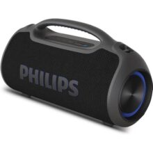 PHILIPS, Boombeat, Caixa de Som Bluetooth Boombox, TAX400B/00, USB, Auxiliar, TWS, USB Powerbank, Entrada para Microfone, Resistente a Água e Poeira, com Alça para Transporte