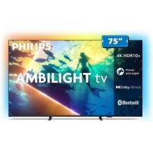PHILIPS, Smart TV Ambilight 75″ 4K, 75PUG8100/78, Comando de Voz, HDR10+/Dolby Atmos, VRR/ALLM, Bluetooth
