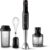 Philips Walita Preto e Inox Mixer Pro – Mix 4 em 1 – SpeedTouch com guia de velocidade – Copo para viagem – Fácil de limpar – 400W – 220V (RI2622/70)