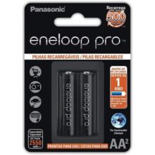 Pilha Recarregável PRO AA, Eneloop, BK-3HCCE/2BB