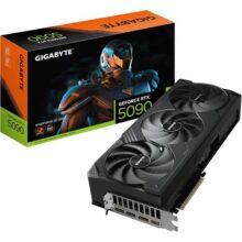 Placa de Vídeo Gigabyte RTX 5090 Windforce OC 32G 32GB GDDR7 Ray Tracing Alto Desempenho para Games e Criação – GV-N5090WF3OC-32GD