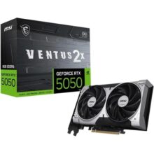 Placa de Video GPU NV RTX5050 8GB GDDR6 128BITS VENTUS 2X