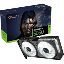 PLACA DE VIDEO NV RTX5060 8GB BLACK GF 1-CLICK OC 128BITS GDDR7 GALAX 56NSN8MDDCOC