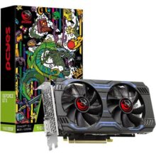 PLACA DE VIDEO NVIDIA GEFORCE GTX 1660 SUPER GDDR6 6GB 192BITS DUAL-FAN GRAFFITI SERIES – PA1660S6GR6DF – PCYES, Cor: Preto