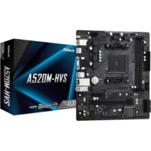 Placa Mãe Asrock A520M-HVS (AM4DDR4HDMIVGAM.2USB3.2)