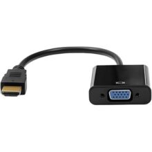 PlusCable Cabo Adaptador de video HDMI Macho para VGA Femea ADP-HDMIVGA10BK