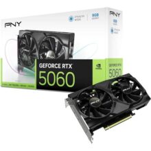 PNY Placa gráfica GEFORCE RTX 5060 8GB Dual Fan DLSS 4