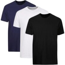 Polo Wear Kit 3 Camisetas Básicas Masculinas 100% Algodão Premium