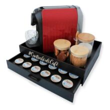Porta Capsulas Cafeteira 3 Corações Suporte Bandejinha Mdf