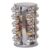 Porta Tempero 20 Potes Giratorio Inox Redondo + Etiquetas Inox