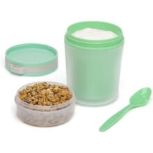 Pote Térmico Goodful, Com Colher, 414 Ml, Verde