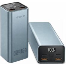 Power Bank 20000mAh 65W Turbo A’gold BTE-92 Com 4 Saídas, Visor Digital, Bateria De Longa Duração, Compatível Com Iphone, Dell, Samsung, Xiaomi (tipo-C)