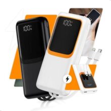 Power Bank 20.000mah Carregador Portátil Carga Rápida Premium Com Display Compatível Com Todos Os Smartphonees E Dispositivos Marca Kateluo