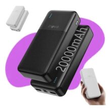 Power Bank Portátil 20000mah, Carregador Inova Carga Rápida, Proteção Inteligente, Compatível Com Celular E Notebook – Preto