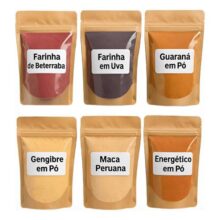 Pré Treino Completo Em Pó Beterraba Uva Guaraná Maca Tr1bul 100G de cada ingrediente