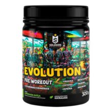 Pré-treino Evolution Workout 300g Termogênico Sabor Limonada Suiça Soldiers Nutrition Energia Foco Treino