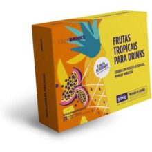 Preparado de frutas (de verdade) para drinks sabor Frutas Tropicais (Abacaxi, Maracujá e Manga) – 5 unidades