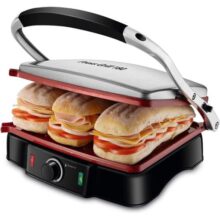 Press Grill 180°, Mondial, Preto/Inox, 1800W, 110V – PG-02