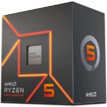 PROCESSADOR AMD RYZEN 5 7600 4.0GHz (TURBO 5.2GHz) 38MB CACHE AM5 100-100001015BOX