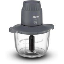 Processador de Alimentos Arno Choppeo CH01, 500W, Recipiente de Vidro 2L, 2 Velocidades, 4 Lâminas Inox, Tampa de Conservação e Base Antiderrapante, 220V