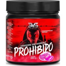 Prohibido Pré Treino 360g – Sabor: Bubble Gum