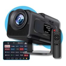 Projetor Vlx Hy320 Mini 4k Wi-fi Preto Bluetooth Android 13