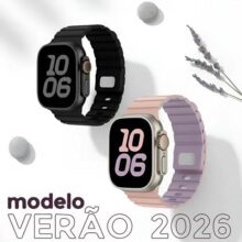 Pulseira Para Apple Watch Mag Invisible Imã 42mm 45mm 49mm