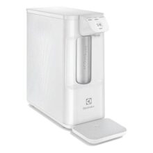 Purificador de Água Gelada Fria e Natural Eletronico Placa Compacto Electrolux PE12B com Filtro Carvão 6 meses ou 3000L Painel Touch Branco