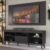 Rack com Painel TV 65″ Retrô Flórida Up Multimóveis V1042 Cor Preto
