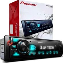 Radio Pioneer Mp3 Player Automotivo Som Universal Completo Comando Volante E Controle Longa Distancia Wr Swc