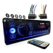 Rádio Som Automotivo Mp3 C/ Bluetooth 2 Usb’s Aux Pen Drive