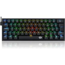 Redragon TECLADO MECANICO GAMER FIZZ RGB PRETO SWITCH AZUL