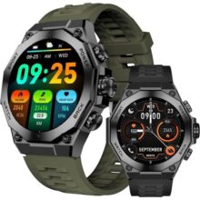 Relogio Inteligente AURAFIT Smartwatch Relógio Inteligente Masculino, com Tela AMOLED 3,6 cm, AI ChatGPT IP67 à Prova d’Água, Chamadas Bluetooth, 1