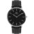 Relógio Masculino Preto Pulseira De Couro Murray Black Hill 40mm
