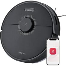 Robô aspirador de pó e passa pano Roborock Q7 Max, sucção 4200Pa, LiDAR, mapeamento vários andares, zonas restrição/sem passada de pano, autonomia 180min, funciona com Alexa, ideal para pelos(Preto)