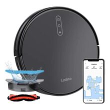 Robô Aspirador de Pó Lydsto G1 cor preto limpeza automática 4000pa Compatível Com Mi home Bivolt 127/220v
