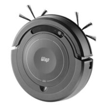 Robô Aspirador de Pó WAP ROBOT W100C – 3 em 1 Varre Aspira e Passa Pano, Sensor Antiqueda e de Impacto