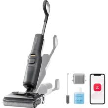 Roborock F25 Ace Aspirador De Pó úMido Seco, 180° Lie Flat Aspirador E EsfregãO Sem Fio,Secagem RáPida Com Ar Quente A 90°C, Limpador De Piso Duro De 20.000 Pa Com Zero Tangle,Aspira e Passa Pano