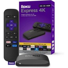 Roku Express 4K | Dispositivo de streaming para TV HD/4K/HDR compatível com Alexa, Siri e Google