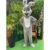 Roupa Fantasia De Coelho Da Pascoa Mascote Adulto Cinza