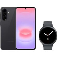 Samsung Combo Galaxy A37 5G (256GB) – Preto + Galaxy Watch8 BT 44mm – Grafite