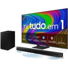 Samsung Combo Smart TV 55″ QLED 4K 55Q65D 2024 + Soundbar HW-B550/ZD