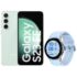 Samsung Galaxy S23 FE 5G Smartphone Android – 128GB Grafite + Galaxy Watch FE 40mm Azul