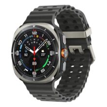 Samsung Galaxy Ultra Smartwatch Titânio Resistente A Água Caixa Preto Pulseira Preto
